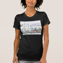 9/11 minns alltid t-shirt