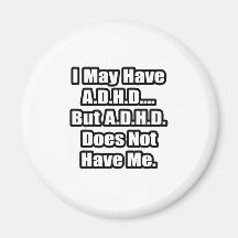 A.D.H.D. Citationstecken Magneter För Kylskåp