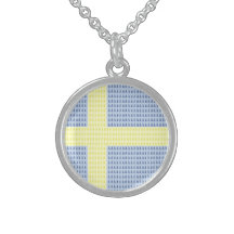 Å för svenskflaggaw + utfyllnadsgods - halsband