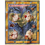 Aachen gospel, folio 13R av Karolingischer Buchma Photo Sculpture