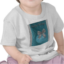 aAquaprydnaden med försilvrar pilbågen, lyckliga f T-shirt