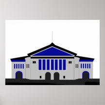 Aarhus teater - grå färg posters