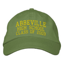 Abbeville högstadium broderad baseballmössa broderad baseball keps
