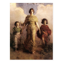 Abbott Handerson Thayer oskulden Vykort