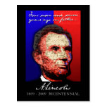 Abe Bicentennial Lincoln - Vykort