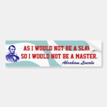 Abraham Lincoln rött vitt blått bildekal