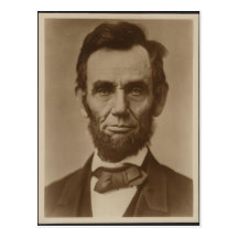Abraham Lincoln Vykort