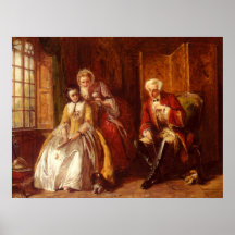 Abraham Solomon den Bashful vännen Posters