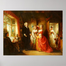 Abraham Solomon vicaren av Wakefield Posters