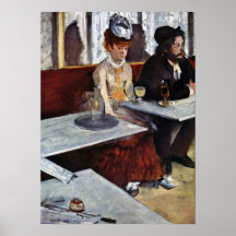 Absinthe av Edgar Degas Print