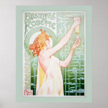 Absinthe Robette (minten) Posters