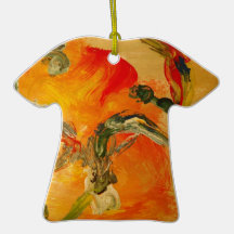 Abstract painting2a christmas ornament