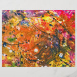 Abstrakt - Crayon - spänningen Personliga Flygblad