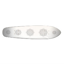 Abstrakt design i ljust - grått skateboards