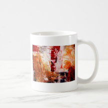 Abstrakt Expressionist Kaffe Muggar
