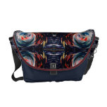 Abstrakt färgrik mönstermessenger bag