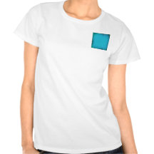 Abstrakt för Aquablåttvattenfärg T Shirts