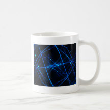 Abstrakt futuristiskadesign kaffe mugg