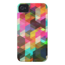 Abstrakt geometrisk iphone case Case-Mate iPhone 4 fodral