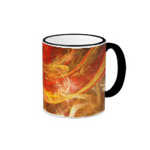 Abstrakt kaffemugg för Firestorm