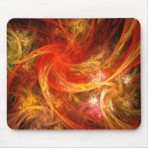 Abstrakt konst Mousepad för Firestorm Musmatta