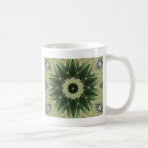 ABSTRAKT KONSTBLOMMOR MUGG