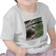 ABSTRAKT KONSTBLOMMOR T-SHIRT