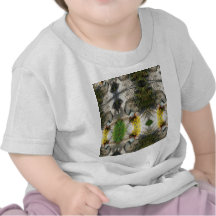 ABSTRAKT KONSTBLOMMOR T SHIRT