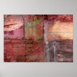 abstrakt målning print