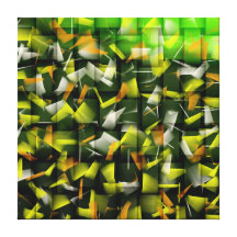 Abstrakt olja & akryl som målar 4 sträckta canvas tryck