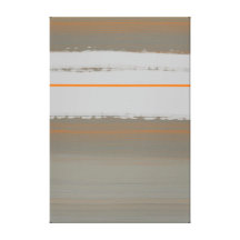 Abstrakt orange canvasdukar med gallerikvalitet