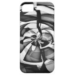 Abstrakt överbelastning för svart & för vit iPhone 5 Case-Mate skal