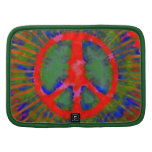 Abstrakt Psychedelic Tie-Färg fredstecken Organizers