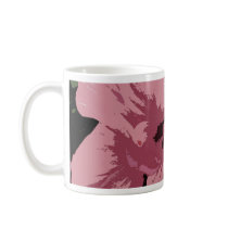 Abstrakt rosa hibiskusblommor