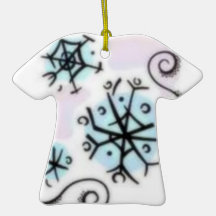 Abstrakt snöflingor julgranskulor