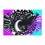 Abstrakt spiral sträckt canvastryck