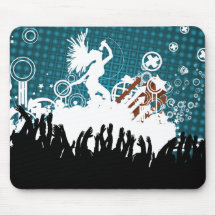 Abstrakt stenchick Mousepad Musmatta