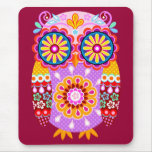 Abstrakt uggla Mousepad för funky Mus Mattor