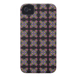 Abstrakt utsmyckat färgrikt mönster iPhone 4 Case-Mate cases