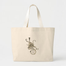 Abstrakt vas tote bags