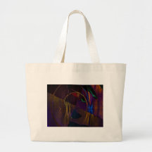 Abstrakt waterscape tote bag