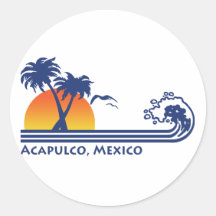 Acapulco Mexico Klistermärke