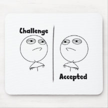Accepterad utmaning! mus matta
