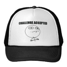 Accepterad utmaning trucker keps
