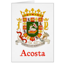 Acosta skyddar av Puerto Rico kort