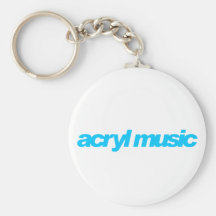 Acryl musik Keychain Nyckelringar