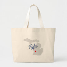 Ada Michigan MI Shirt Tote Bag