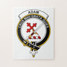Adam klanemblem pussel med foto