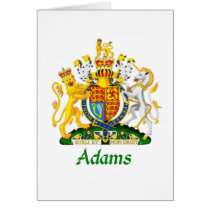 Adams skyddar av Storbritannien kort