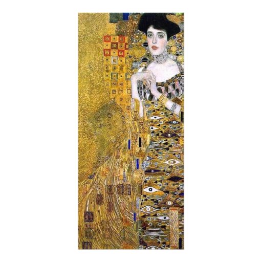 Adele Bloch-Bauers porträtt av Gustav Klimt Anpassade Ställkort